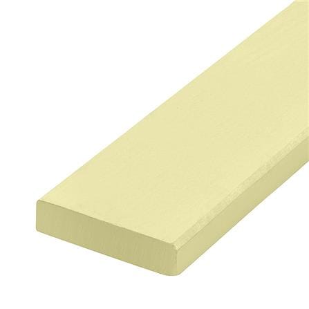 ไม้พื้น DURAONE 10X300X2.5 ซม. สีรองพื้นครีม_0