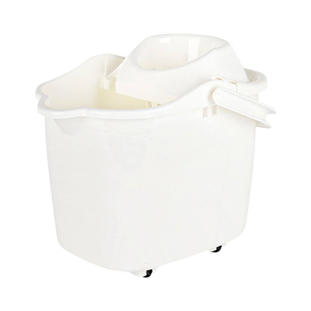 ถังซักพร้อมที่บิดม็อบ JCJ 30X40X31 ซม. 16 ลิตร สีขาว