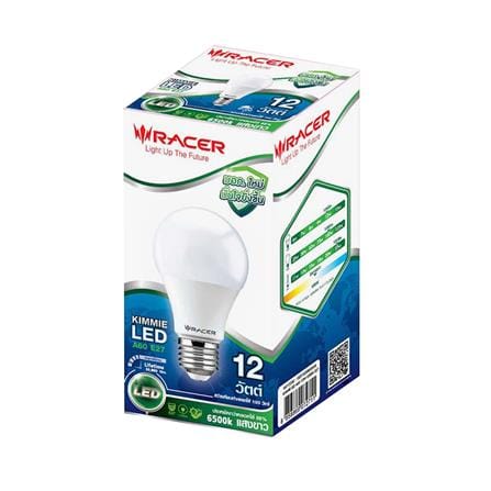 หลอดไฟ LED RACER A60 KIMMIE 12 วัตต์ DAYLIGHT E27 สีขาว_1