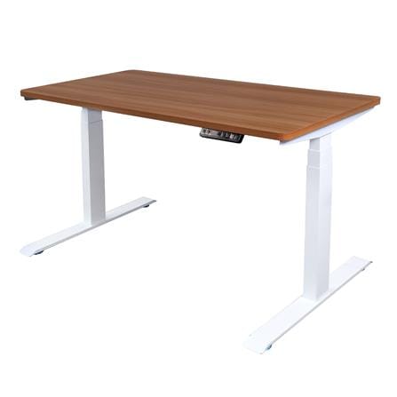 D.I.Y. โต๊ะทำงานปรับระดับ BEWELL ERGO 200x80 ซม. สีวอลนัท/ขาว_0