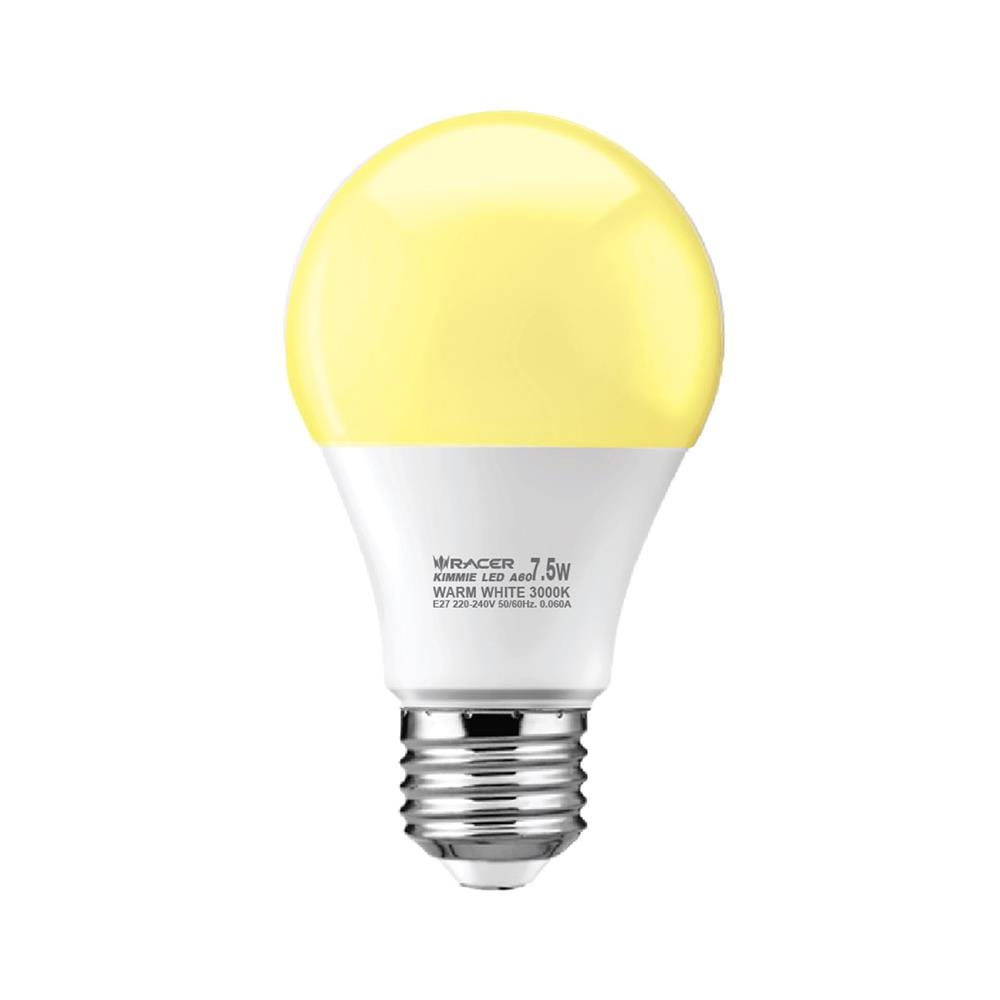 หลอด LED RACER A60 KIMMIE 7.5 วัตต์ WARM WHITE E27