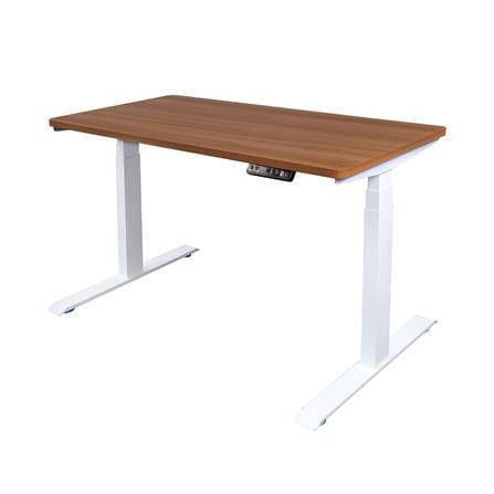 D.I.Y. โต๊ะทำงานปรับระดับ BEWELL ERGO 160x80 ซม. สีวอลนัท/ขาว