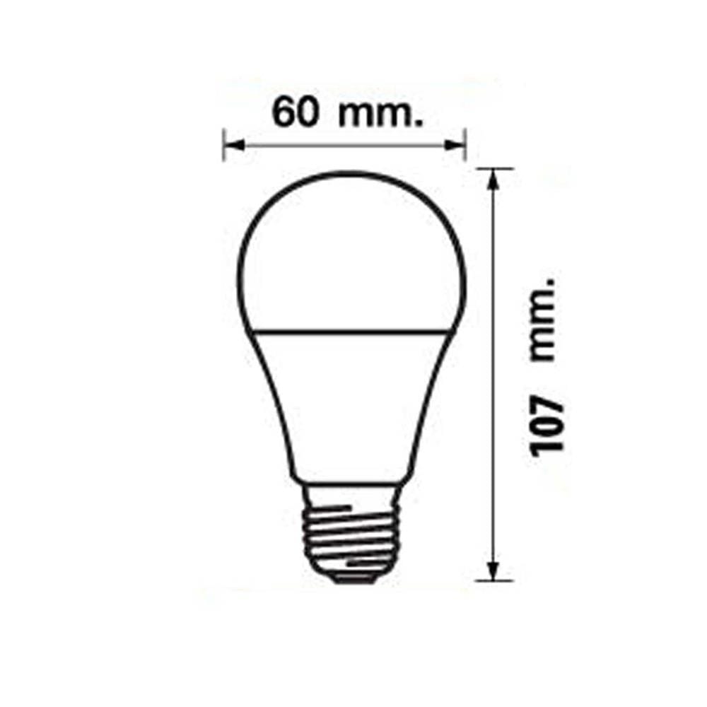หลอด LED RACER A60 KIMMIE 7 วัตต์ WARM WHITE  E27