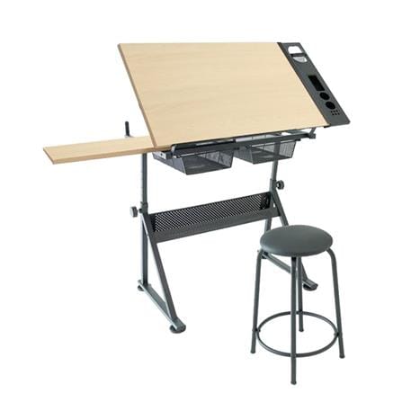 D.I.Y. โต๊ะเขียนแบบ DESKSPACE W90 DESKS-DESK1 สีน้ำตาล/ดำ_0