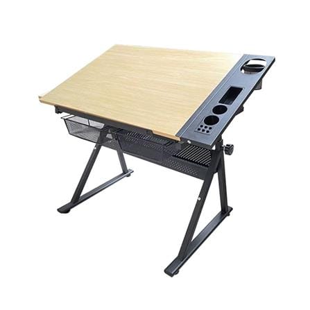 D.I.Y. โต๊ะเขียนแบบ DESKSPACE W90 DESKS-DESK1 สีน้ำตาล/ดำ_1