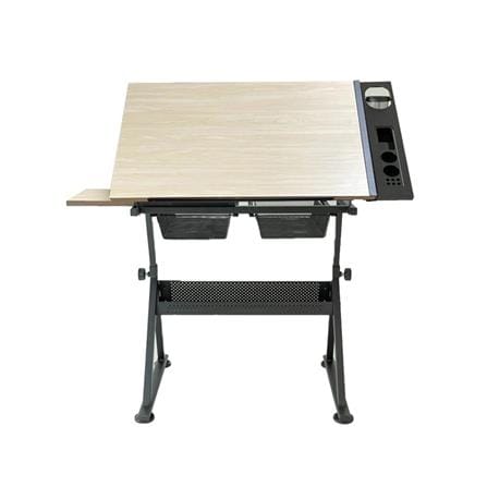 D.I.Y. โต๊ะเขียนแบบ DESKSPACE W90 DESKS-DESK1 สีน้ำตาล/ดำ_2