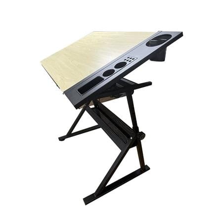 D.I.Y. โต๊ะเขียนแบบ DESKSPACE W90 DESKS-DESK1 สีน้ำตาล/ดำ_4