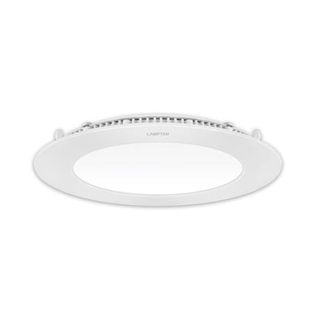 ดาวน์ไลท์ LED LAMPTAN PLAIN 6 นิ้ว 12 วัตต์ DAYLIGHT สีขาว_1