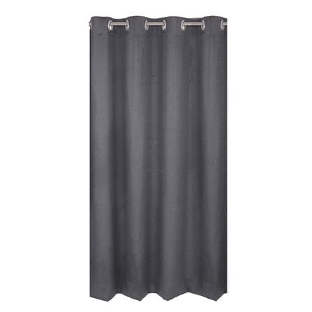ผ้าม่าน EYELET HOME LIVING STYLE WAFFLE UV 140X160 ซม. สีเทา