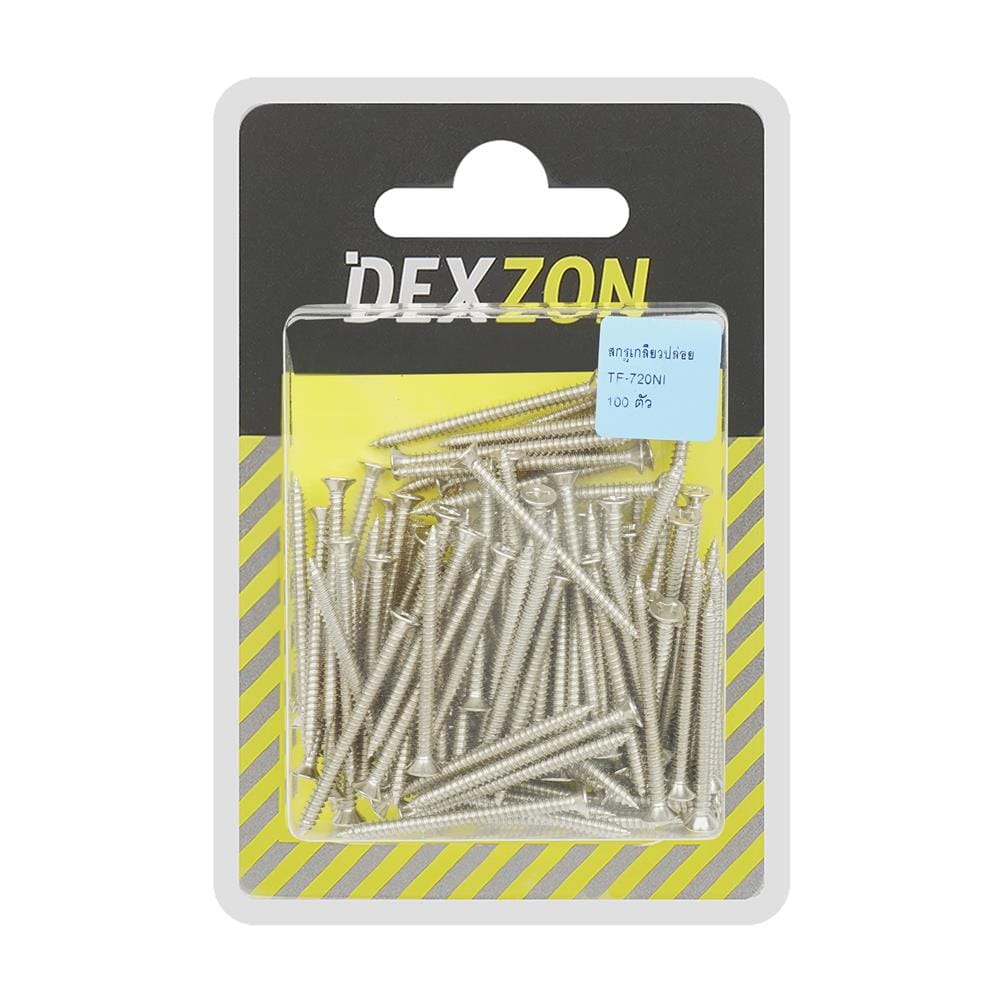 สกรูเกลียวปล่อย TF DEXZON 7X2 นิ้ว แพ็ก 100 ชิ้น