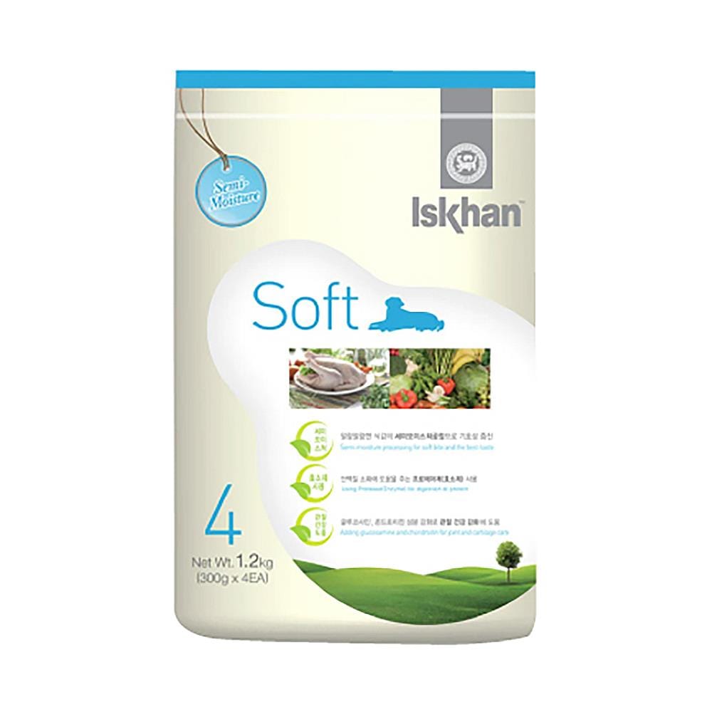 อาหารสุนัข ISKHAN SOFT CHICKEN 1.2 กก.