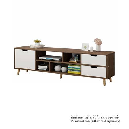 ตู้วางทีวี HANSEN TV01 140 ซม. สีไม้เข้ม_0