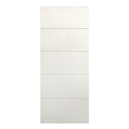 ประตูภายใน HDF W HTG 5 V1 ลายเสี้ยนไม้ 80X200 ซม. สีขาว ไม่เจาะลูกบิด_0