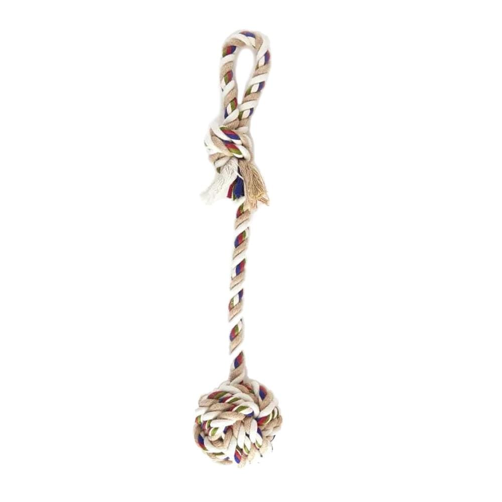 ของเล่นสุนัข FOFOS DOG FLOSSY ROPE TOY WITH BALL