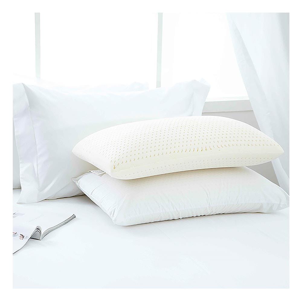หมอนสุขภาพ ยางพารา LOTUS TALALAY MEDIUM 20x30 นิ้ว สีขาว