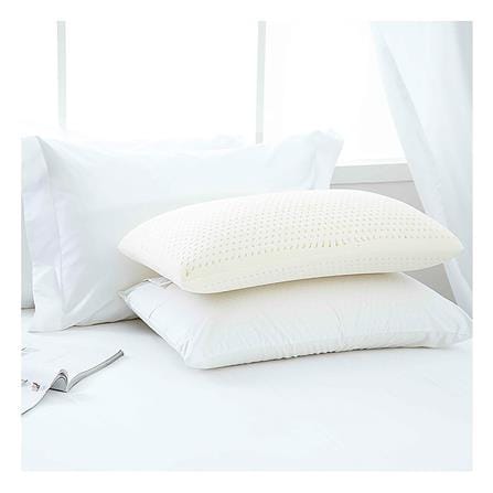 หมอนสุขภาพ ยางพารา LOTUS TALALAY MEDIUM 20x30 นิ้ว สีขาว_11