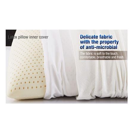 หมอนสุขภาพ ยางพารา LOTUS TALALAY MEDIUM 20x30 นิ้ว สีขาว_7