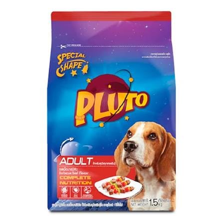 อาหารสุนัข PLUTO ADULT SMALL BREED BARBECUE BEEF 1.5 กก._0