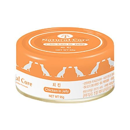 อาหารเปียกสุนัข NATURAL CORE CHICKEN IN JELLY 95 ก.