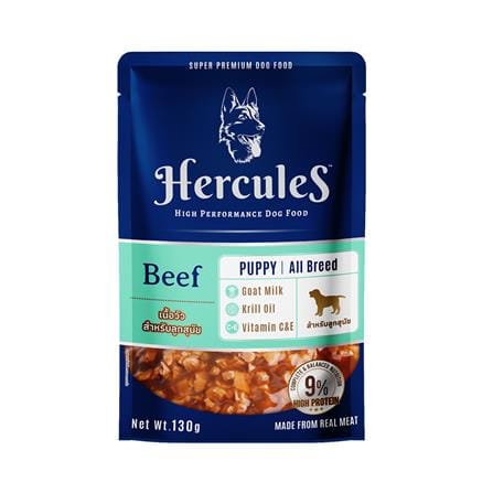 อาหารเปียกสุนัข HERCULES FOR PUPPY BEEF FLAVOR 130 ก._0
