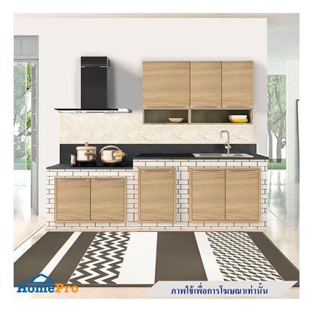 บานใต้เตา KIZTCHO LUCIDA 86x56 ซม. Honey Oak_1