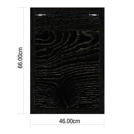 บานซิงค์เดี่ยว KIZTCHO LUCIDA 46x66 ซม. Dark Oak_3