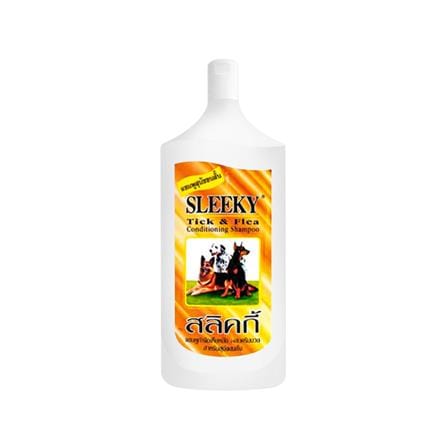 แชมพูสุนัขผสมครีมนวด SLEEKY TICK AND FLEA 350 ซีซี_0