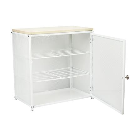 ตู้เก็บเครื่องปรุง 3 ชั้น พร้อมท็อปไม้ KECH สีขาว_3