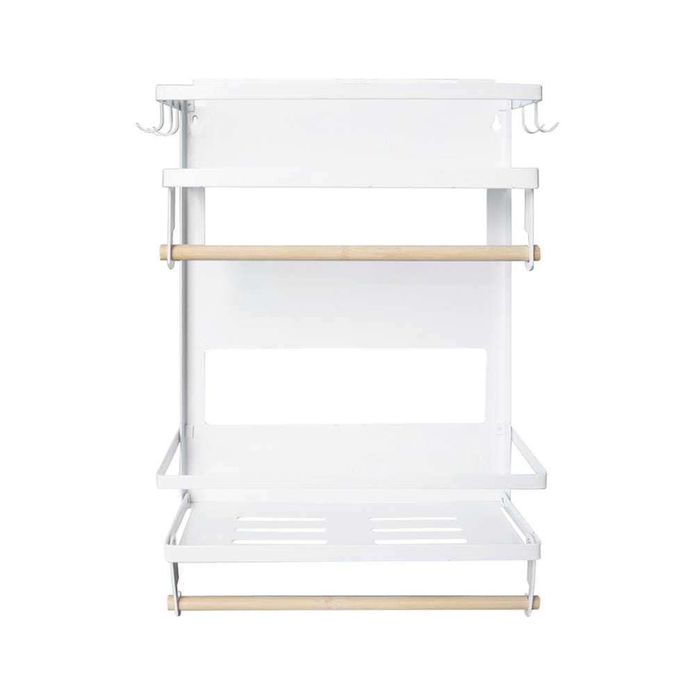 ชั้นวางของแม่เหล็กติดตู้เย็น KECH 31x11.3x47.5 ซม. SIZE L สีขาว