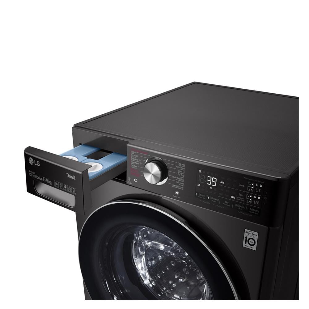 FRONT LOAD WASHER AND DRYER LG FV1413H2BA 13/8KG 1400RPM INVERTER