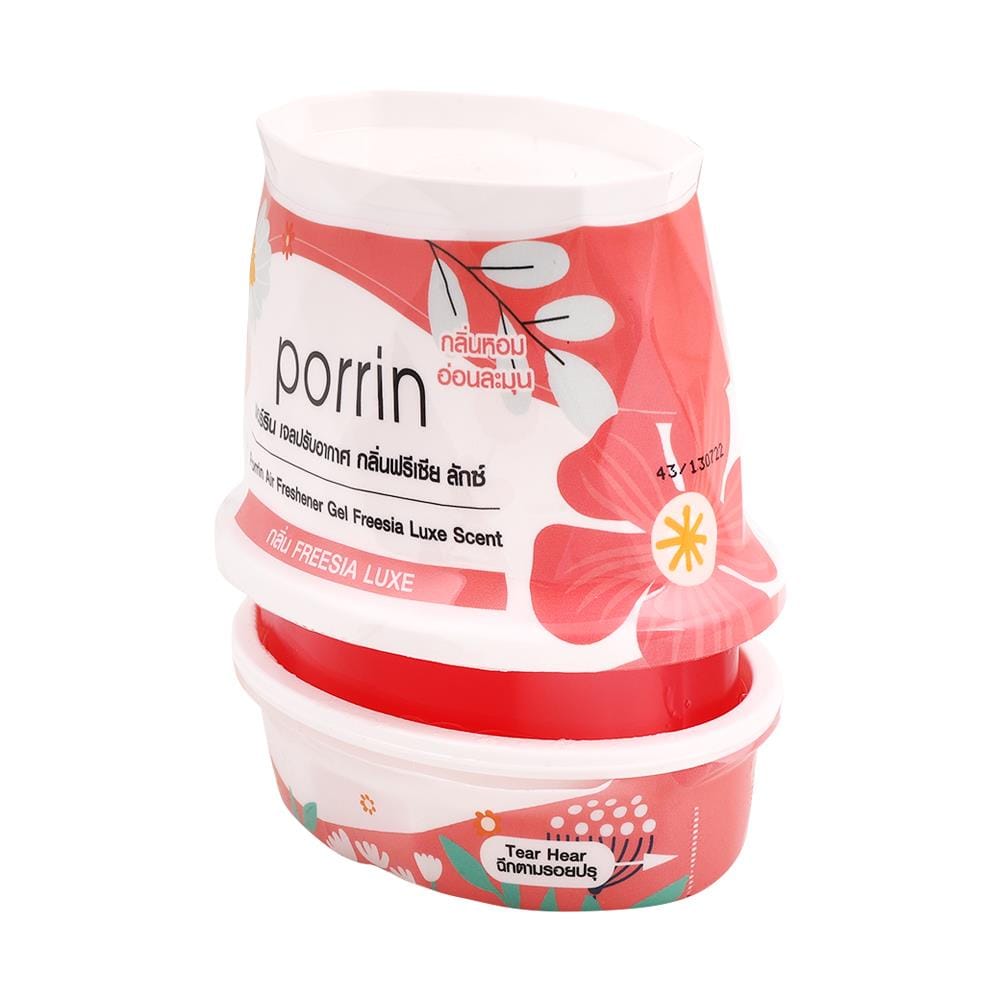 เจลปรับอากาศ PORRIN FREESIA LUXE 180 กรัม แพ็ก 3 ชิ้น