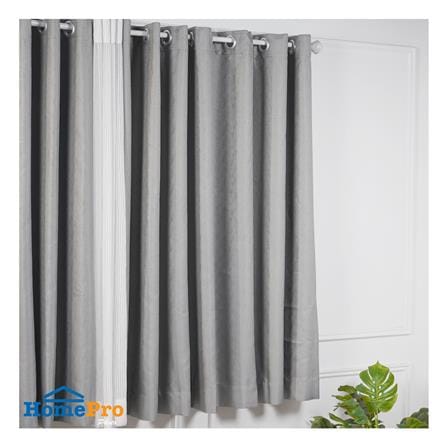 ผ้าม่าน EYELET HOME LIVING STYLE STEVE UV 270X160 ซม. สีเทา_6