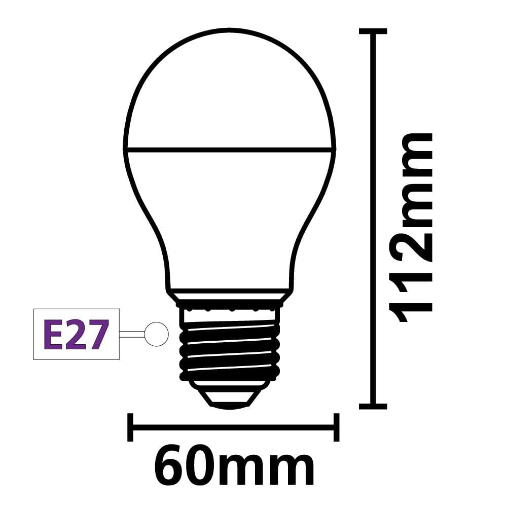 หลอด LED SYLVANIA BASIC PLUS 13 วัตต์ DAYLIGHT E27 แพ็ก 4 ชิ้น