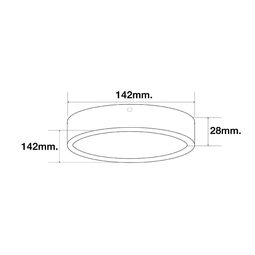 ดาวน์ไลท์ LED HI-TEK HFLEPS12DB 5.5 นิ้ว 12 วัตต์ DAYLIGHT สีดำ