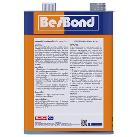 น้ำยาเคลือบเงาใสกันซึม (สูตรน้ำมัน) BESBOND A-100 3.78 ลิตร_1