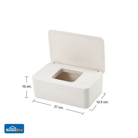 กล่องทิชชูแผ่น PP KECH SOFT CLOSE สีครีม_6