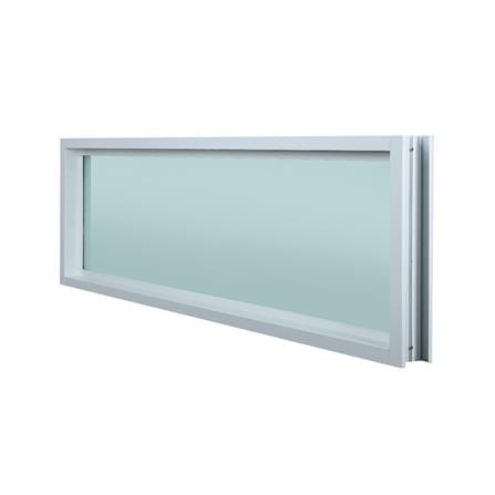 ช่องแสงหน้าต่าง อะลูมิเนียม WINDOW ASIA F10 100x40 ซม. สีขาว_1