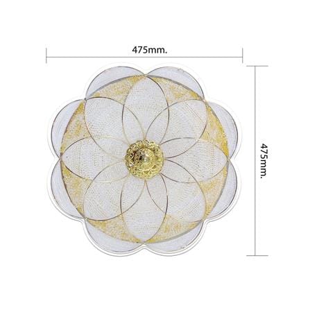 ไฟเพดาน LED LAMPTAN FLORIA 19 นิ้ว 36 วัตต์ DAYLIGHT/COOL WHITE/WARM WHITE สีขาว_4