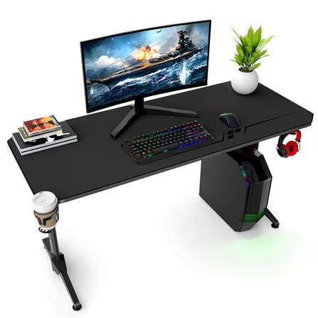D.I.Y. โต๊ะเกมมิ่ง ERGOPIXEL GD-0001 140 ซม. สีดำ_6