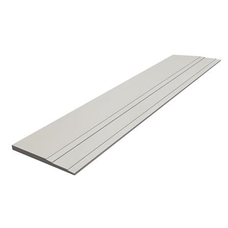 ไม้เชิงชาย DURAONE ทวินไลท์ 23x400x1.6 ซม. สีซีเมนต์_1