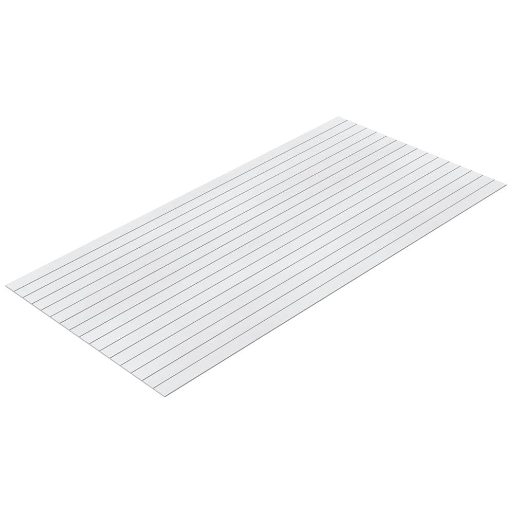 บอร์ด งานฝ้า DURAONE ลายเสี้ยน เซาะร่อง V 3 นิ้ว 120X240X0.6 ซม. สีธรรมชาติ