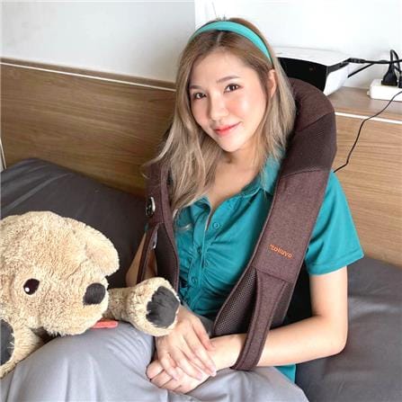 เครื่องนวดคอ บ่า ไหล่ TOKUYO TH-519 สีน้ำตาล_3