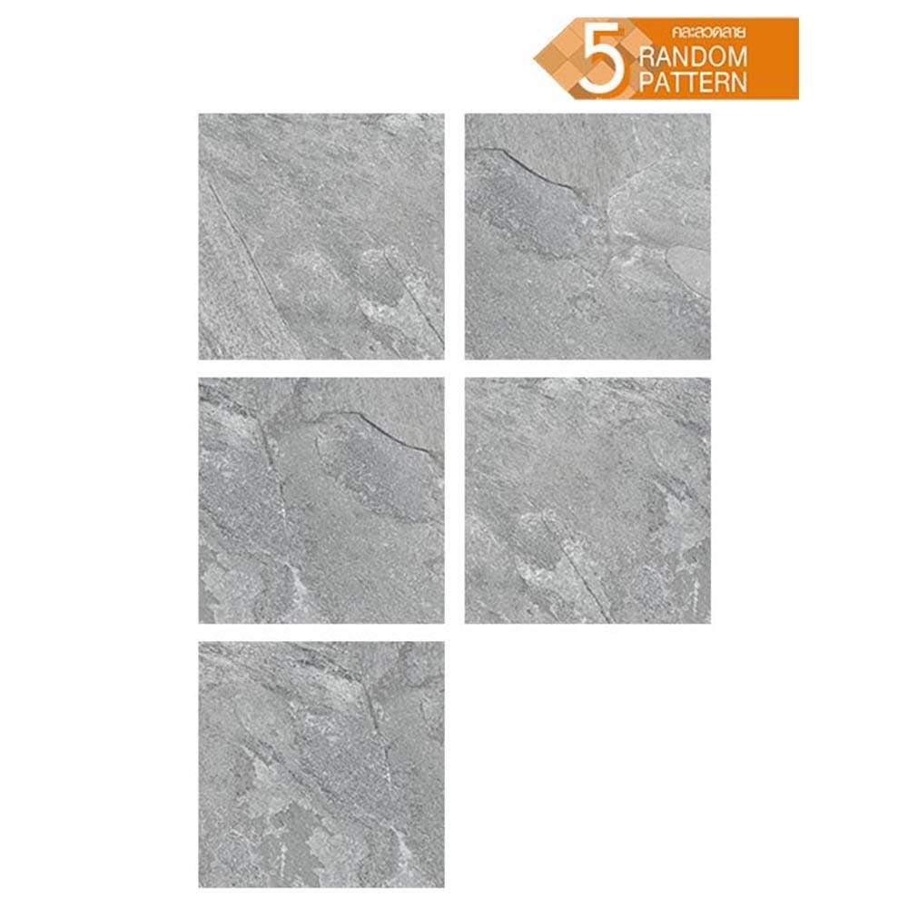 กระเบื้องพื้นพอร์ซเลน  16x16 นิ้ว COTTO โพรวองซ์ เทา PM 0.96M2