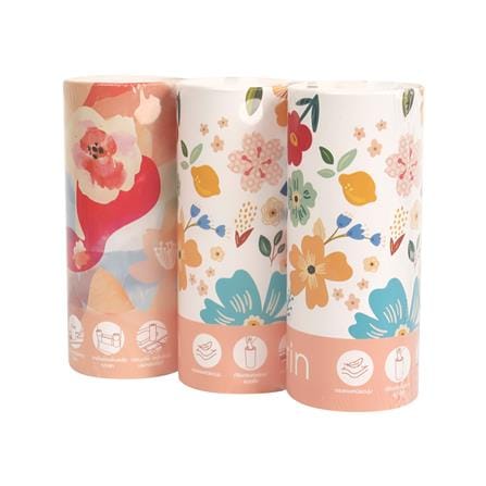 กระดาษเช็ดหน้า PORRIN BOUQUET 50 แผ่น แพ็ค 3 ชิ้น_1