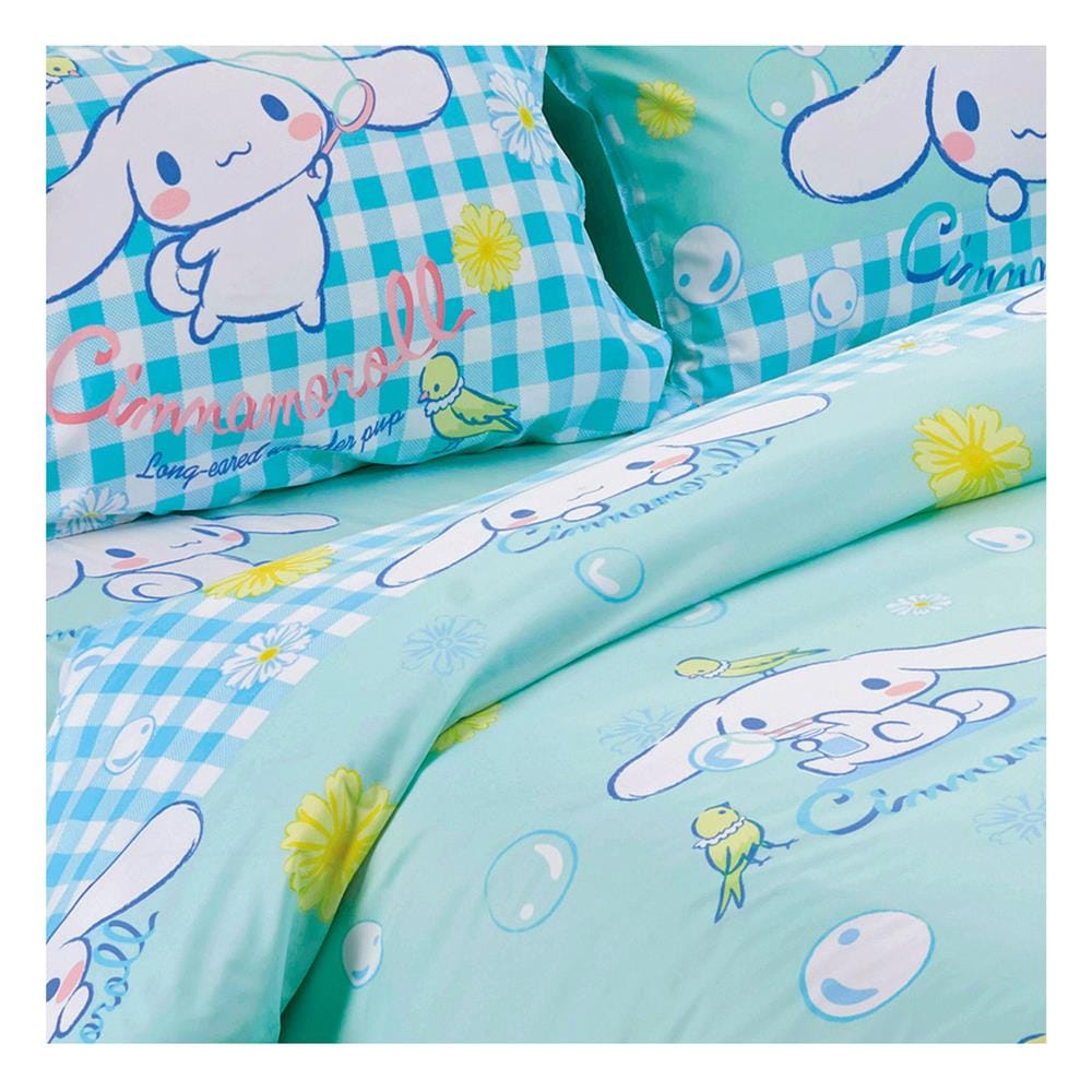 ชุดผ้าปูที่นอน 5 ฟุต 5 ชิ้น FOUNTAIN CINNAMOROLL FTC051