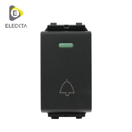 สวิตช์กดกระดิ่ง ELECKTA BASIC สีดำ