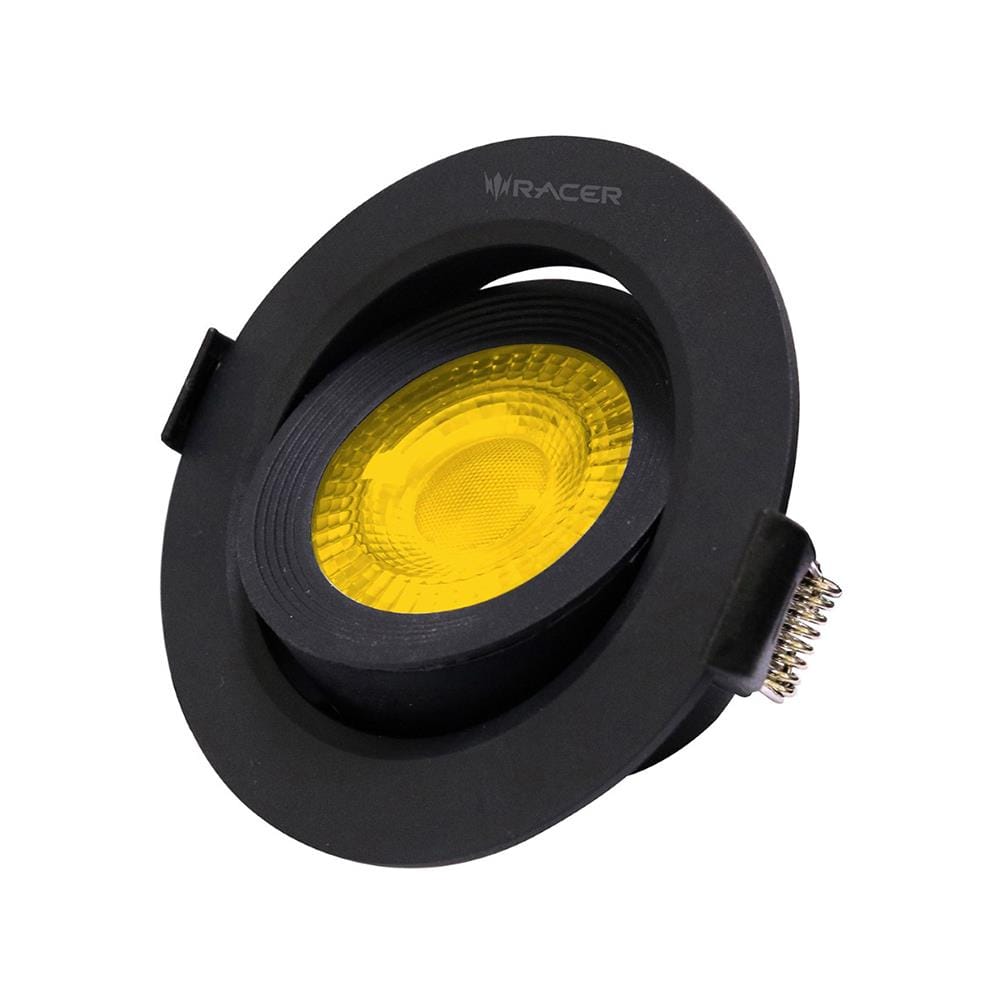 ดาวน์ไลท์ LED RACER ADJUST 3.5 นิ้ว 5 วัตต์ WARM WHITE สีดำ