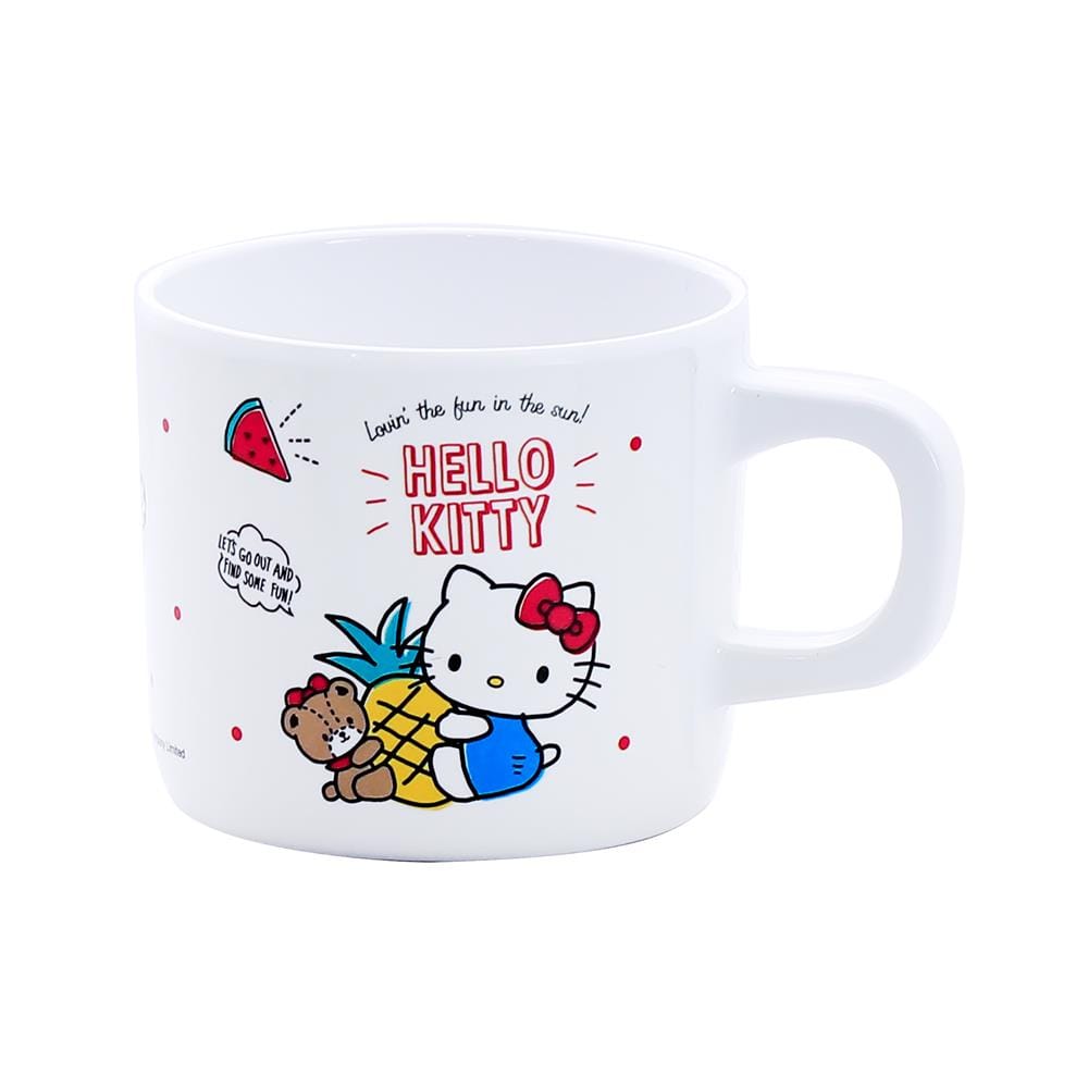 ถ้วยหูเมลามีน 300 มล. SUPERWARE KITTY SUMMER FRUITS