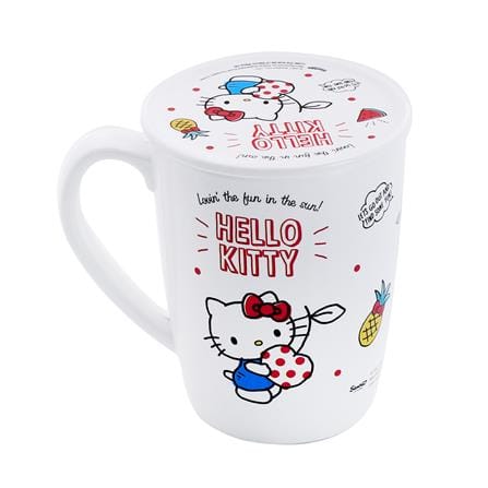 ถ้วยหูเมลามีน+ฝา 450 มล. KITTY SUMMER FRUITS_1