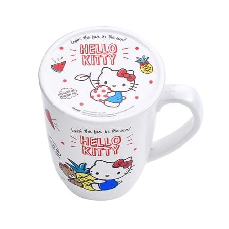 ถ้วยหูเมลามีน+ฝา 450 มล. KITTY SUMMER FRUITS_2